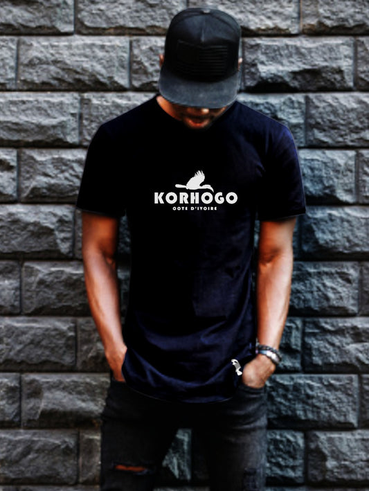 TSHIRT KORHOGO COTE D'IVOIRE CALAO VOLANT