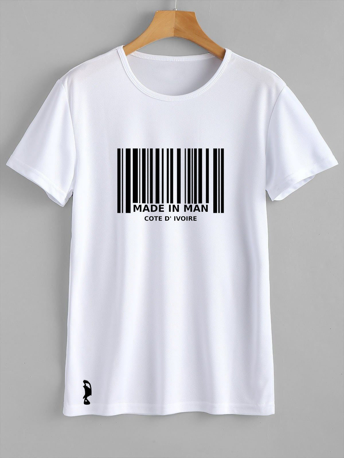 TSHIRT CODE BARRE MAN