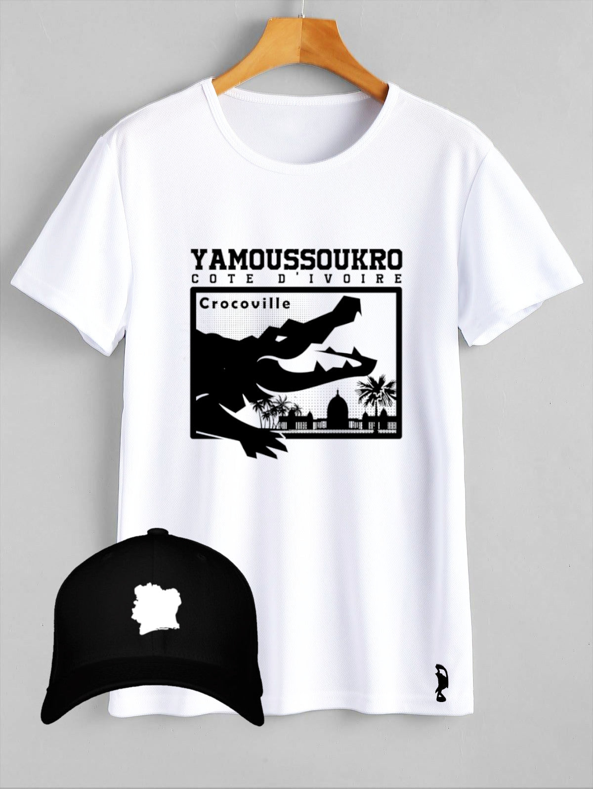 TSHIRT YAMOUSSOUKRO "CROCOVILLE"